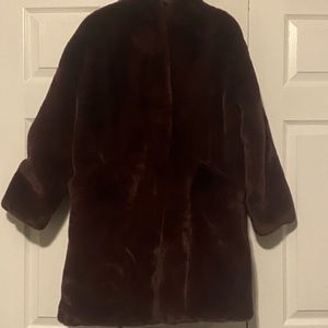 Abercrombie & Fitch Faux Fur Coat